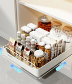 Self-Adhesive Carbon Steel Pull-Out Kitchen Organizer (No-Drill)