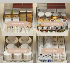 Self-Adhesive Carbon Steel Pull-Out Kitchen Organizer (No-Drill)