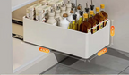 Self-Adhesive Carbon Steel Pull-Out Kitchen Organizer (No-Drill)