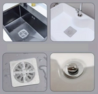 Self-Adhesive Fine Mesh Drain Hair Catcher (4-Inch)