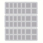 Self-Adhesive Fine Mesh Drain Hair Catcher (4-Inch)