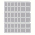 Self-Adhesive Fine Mesh Drain Hair Catcher (4-Inch)