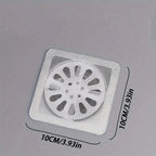 Self-Adhesive Fine Mesh Drain Hair Catcher (4-Inch)