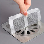 Self-Adhesive Fine Mesh Drain Hair Catcher (4-Inch)