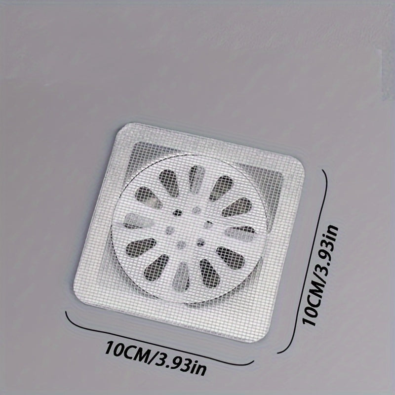 Self-Adhesive Fine Mesh Drain Hair Catcher (4-Inch)