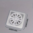 Self-Adhesive Fine Mesh Drain Hair Catcher (4-Inch)