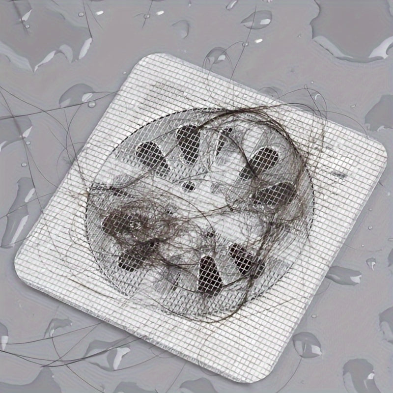Self-Adhesive Fine Mesh Drain Hair Catcher (4-Inch)