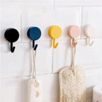 Self-Adhesive No-Drill Silicone Wall Hooks (Set of 5/10)