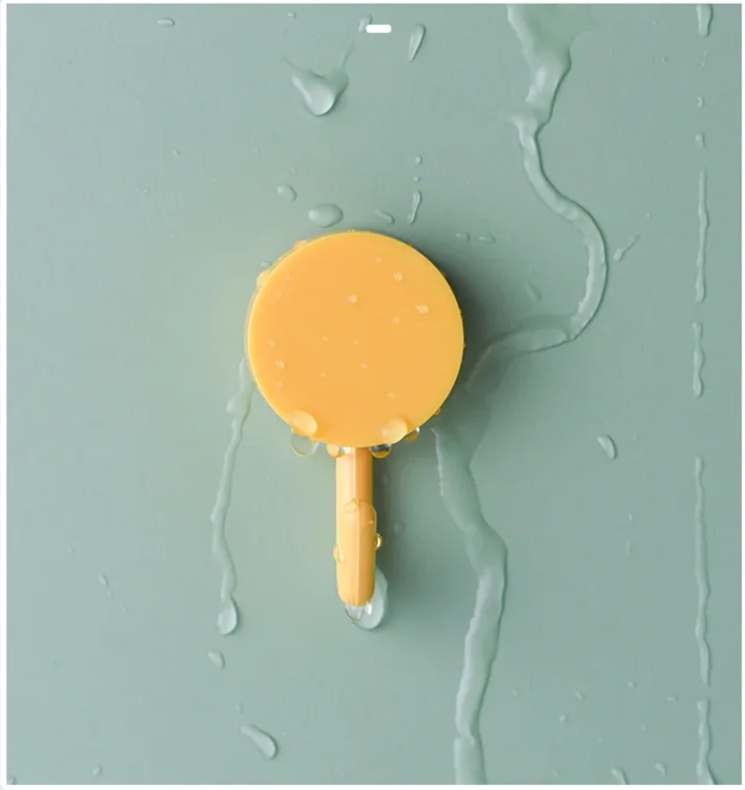 Self-Adhesive No-Drill Silicone Wall Hooks (Set of 5/10)