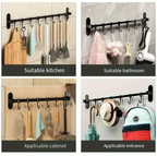 Self-Adhesive No-Drill Wall Organizer (Holds Lids & Utensils)