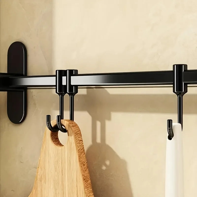 Self-Adhesive No-Drill Wall Organizer (Holds Lids & Utensils)