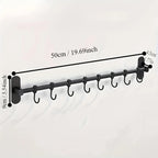 Self-Adhesive No-Drill Wall Organizer (Holds Lids & Utensils)
