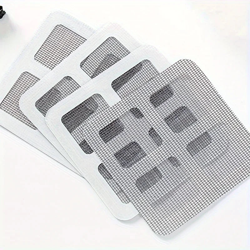 Self-Adhesive Nylon Mesh Drain Hair Catcher (4in Universal Fit)