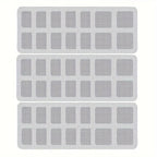 Self-Adhesive Nylon Mesh Drain Hair Catcher (4in Universal Fit)