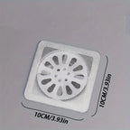 Self-Adhesive Nylon Mesh Drain Hair Catcher (4in Universal Fit)