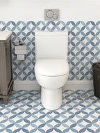 Self-Adhesive Reinforced PVC Tile Stickers (12-Piece Set)