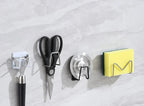 Self-Adhesive Rustproof Stainless Steel Sponge & Brush Holder