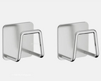 Self-Adhesive Rustproof Stainless Steel Sponge & Brush Holder