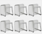 Self-Adhesive Rustproof Stainless Steel Sponge & Brush Holder