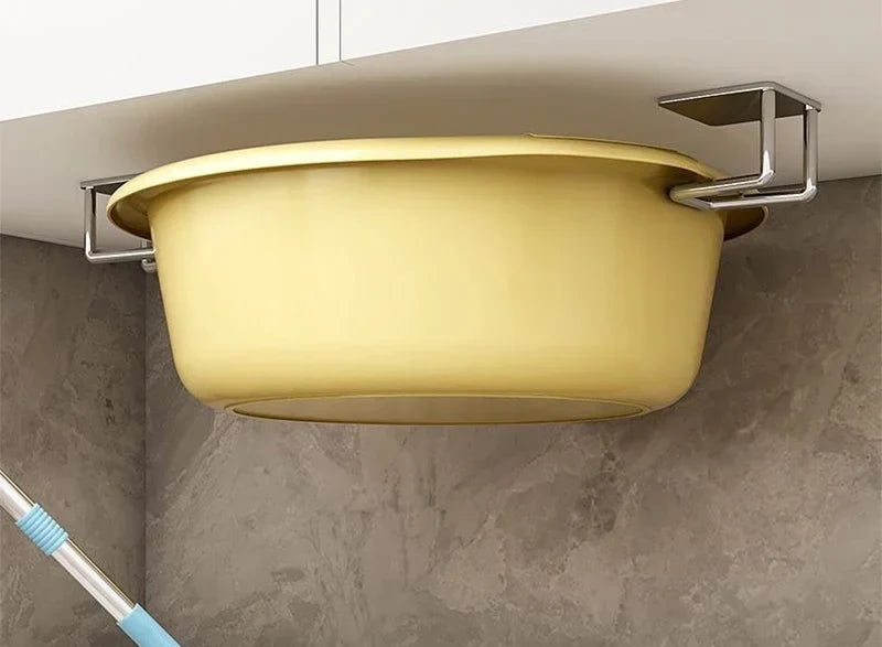 Self-Adhesive Rustproof Stainless Steel Sponge & Brush Holder