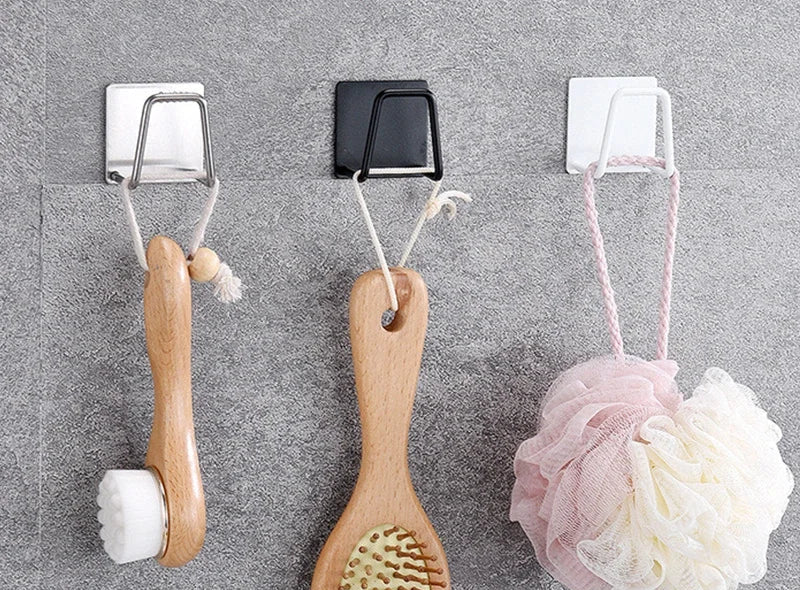 Self-Adhesive Rustproof Stainless Steel Sponge & Brush Holder