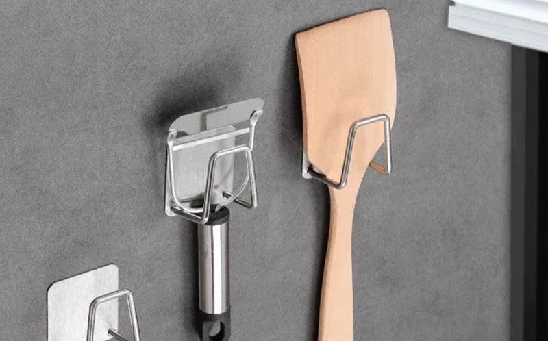 Self-Adhesive Rustproof Stainless Steel Sponge & Brush Holder