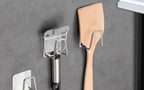 Self-Adhesive Rustproof Stainless Steel Sponge & Brush Holder