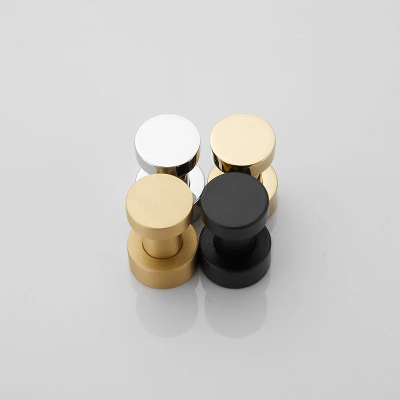 Self-Adhesive Solid Brass Wall Hook (Polished Chrome)