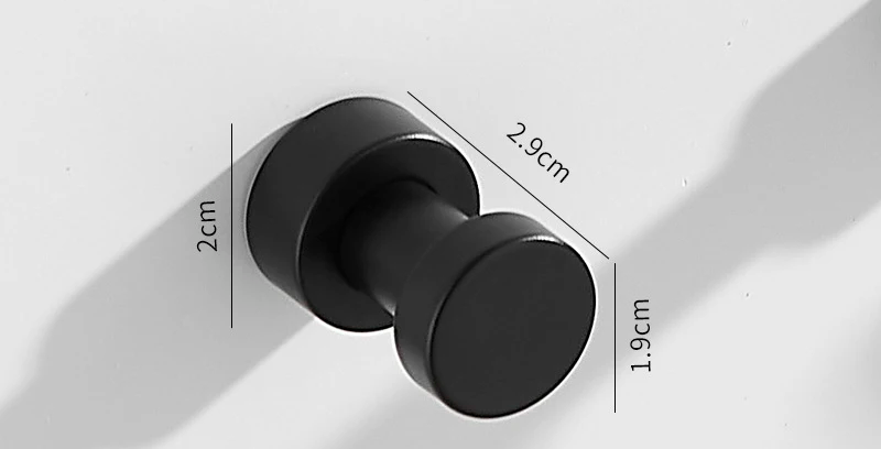 Self-Adhesive Solid Brass Wall Hook (Polished Chrome)
