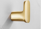 Self-Adhesive Solid Brass Wall Hook (Polished Chrome)