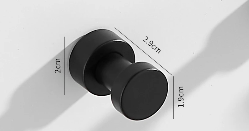 Self-Adhesive Solid Brass Wall Hook (Polished Chrome)