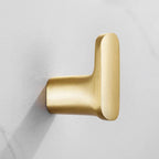 Self-Adhesive Solid Brass Wall Hook (Polished Chrome)