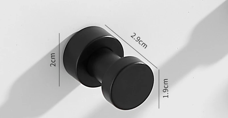 Self-Adhesive Solid Brass Wall Hook (Polished Chrome)