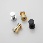 Self-Adhesive Solid Brass Wall Hook (Polished Chrome)