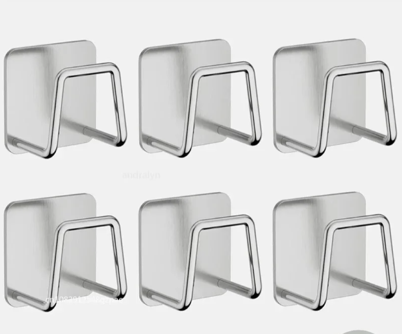 Self-Adhesive Stainless Steel Sink Sponge Holder