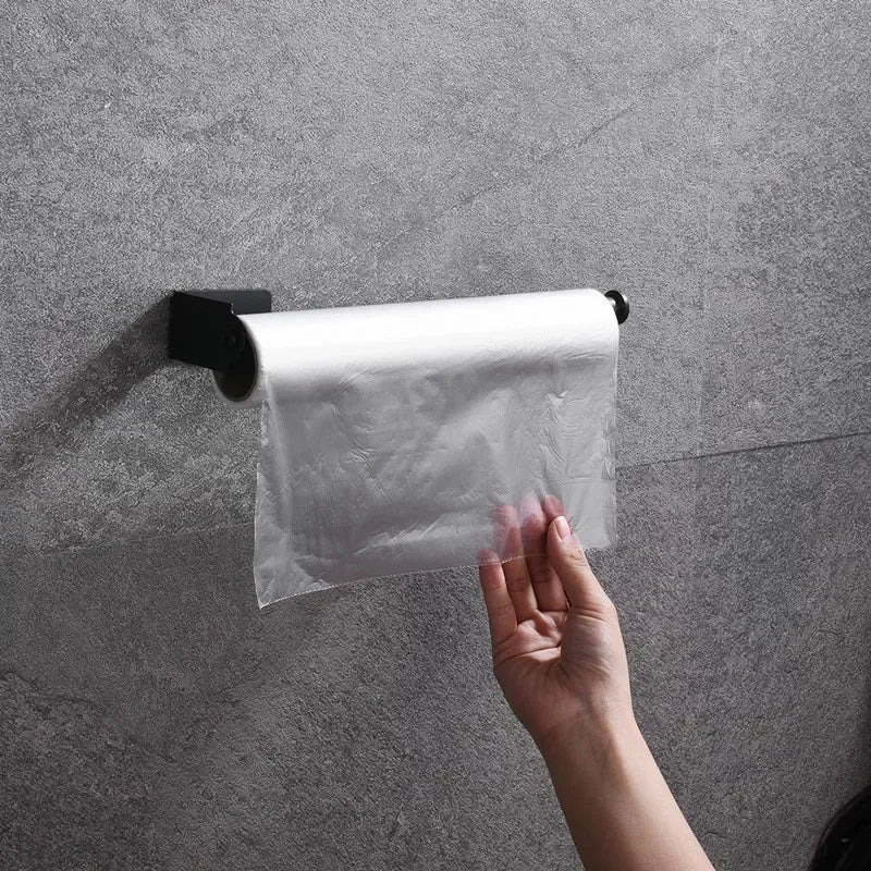 Self-Adhesive Stainless Steel Toilet Paper Holder (Extended Roll)
