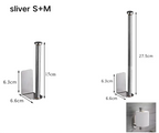 Self-Adhesive Stainless Steel Toilet Paper Holder (Extended Roll)