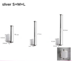 Self-Adhesive Stainless Steel Toilet Paper Holder (Extended Roll)
