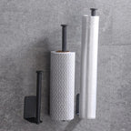 Self-Adhesive Stainless Steel Toilet Paper Holder (Extended Roll)
