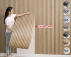 Self-Adhesive Water-Resistant 3D Foam Wall Panel