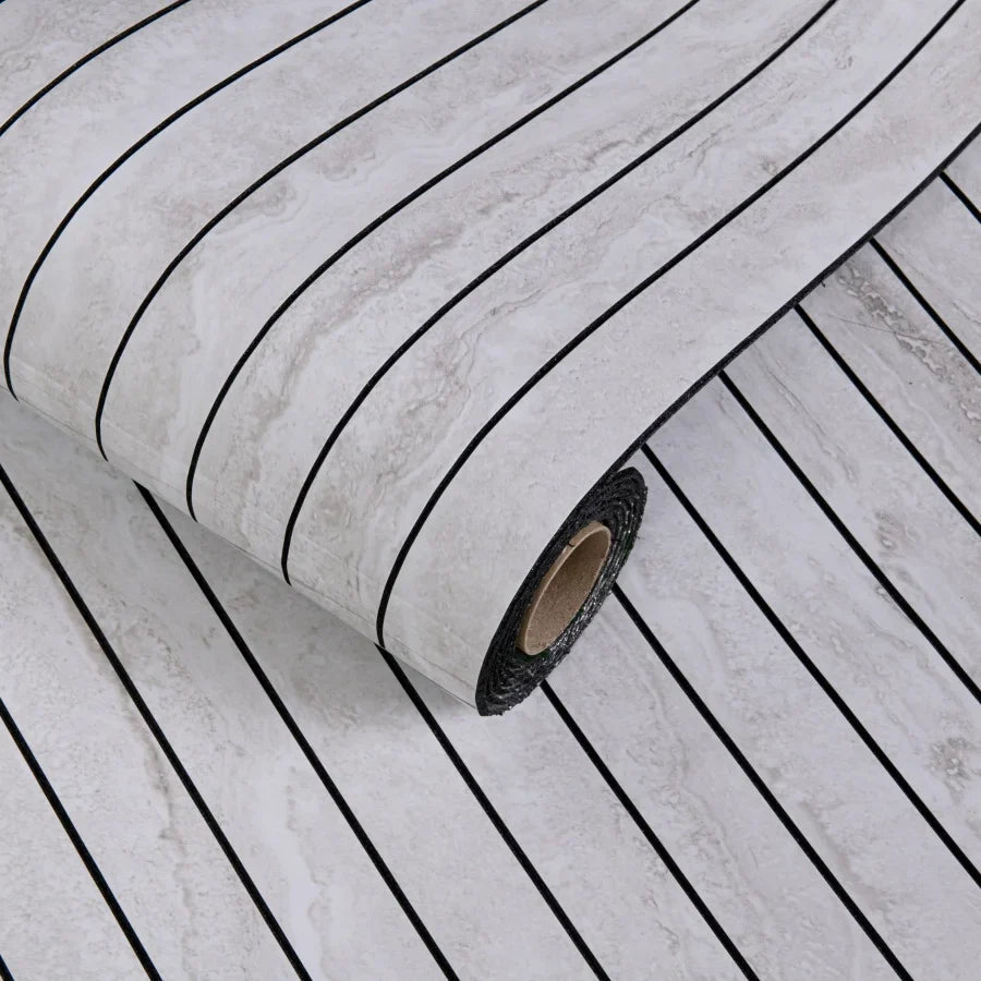 Self-Adhesive Water-Resistant 3D Foam Wall Panel