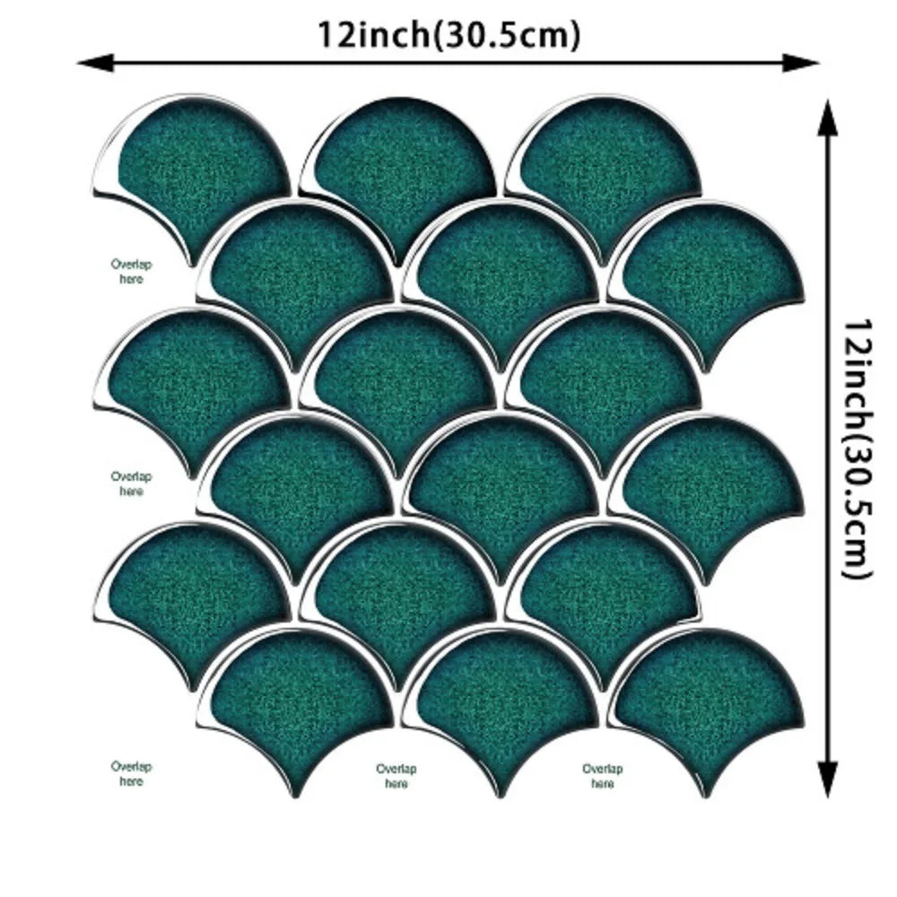 Self-Adhesive Waterproof & Heat-Resistant 3D Tile Decals