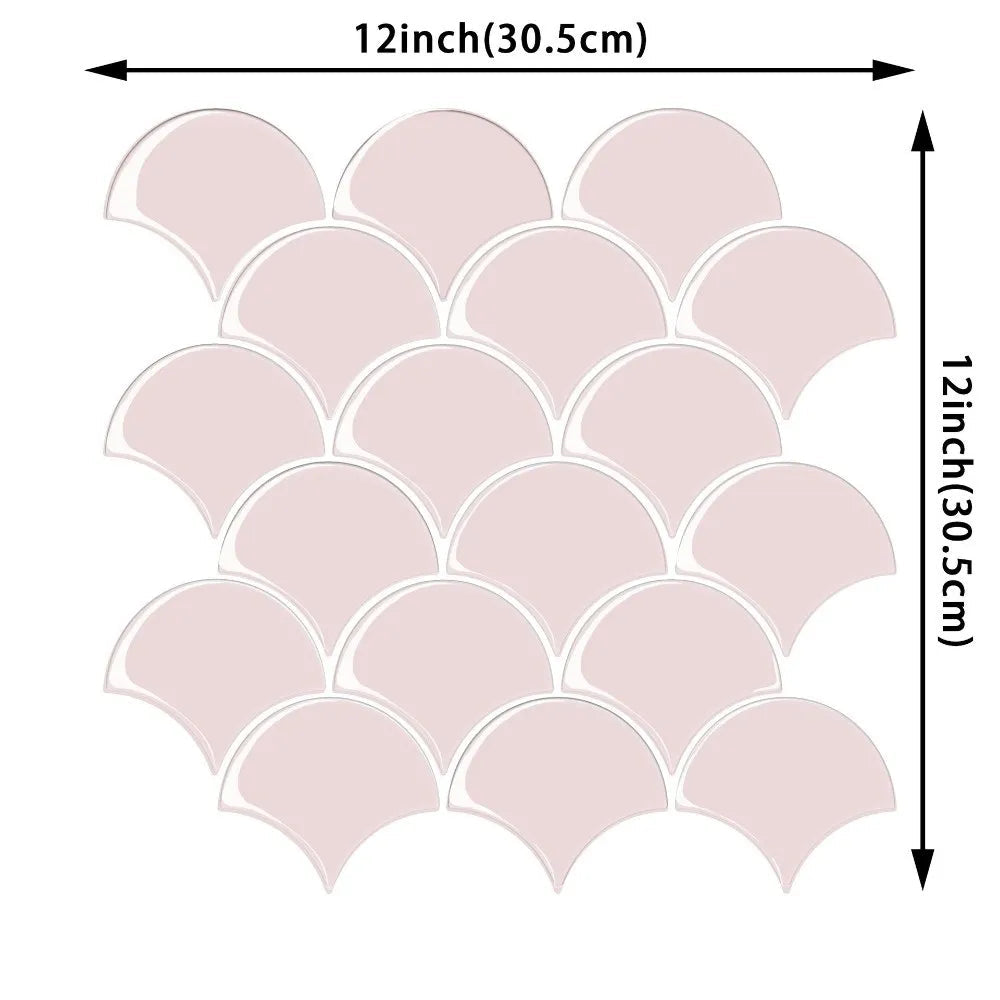Self-Adhesive Waterproof & Heat-Resistant 3D Tile Decals