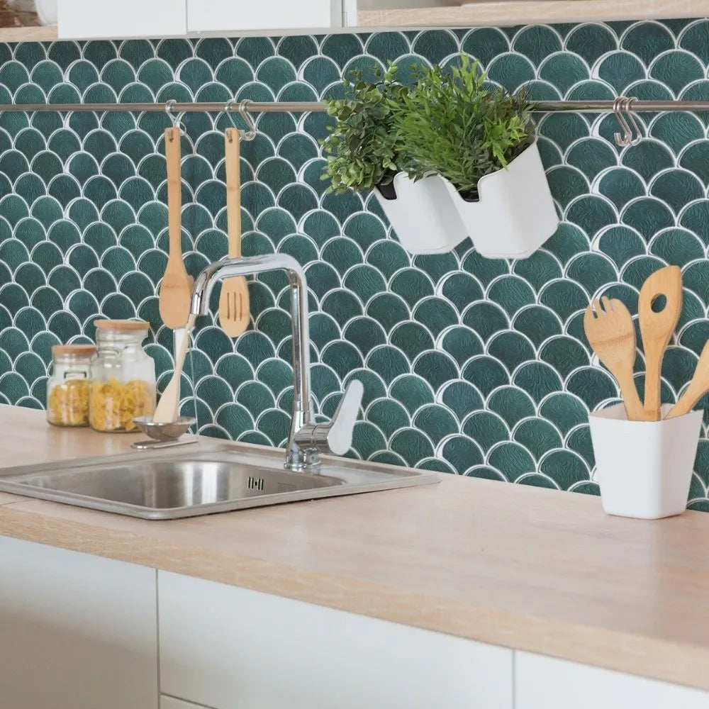 Self-Adhesive Waterproof & Heat-Resistant 3D Tile Decals
