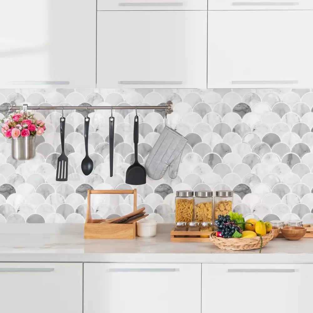 Self-Adhesive Waterproof & Heat-Resistant 3D Tile Decals