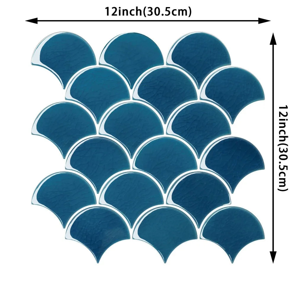 Self-Adhesive Waterproof & Heat-Resistant 3D Tile Decals