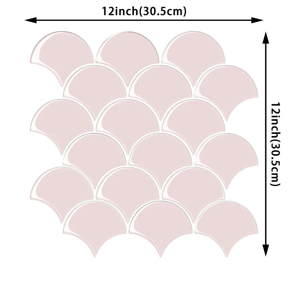Self-Adhesive Waterproof & Heat-Resistant 3D Tile Decals