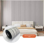 Self-Adhesive Waterproof PVC 3D Slat Wall Panel