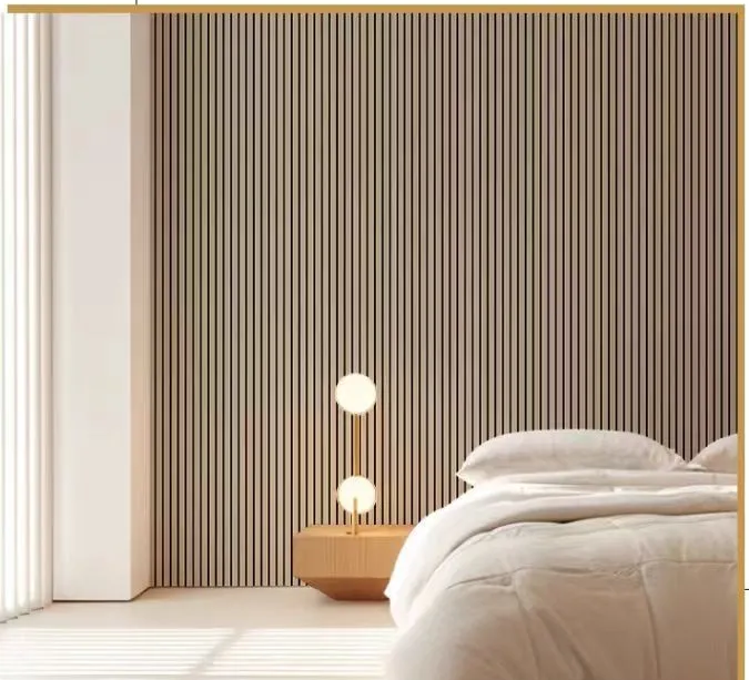 Self-Adhesive Waterproof PVC 3D Slat Wall Panel