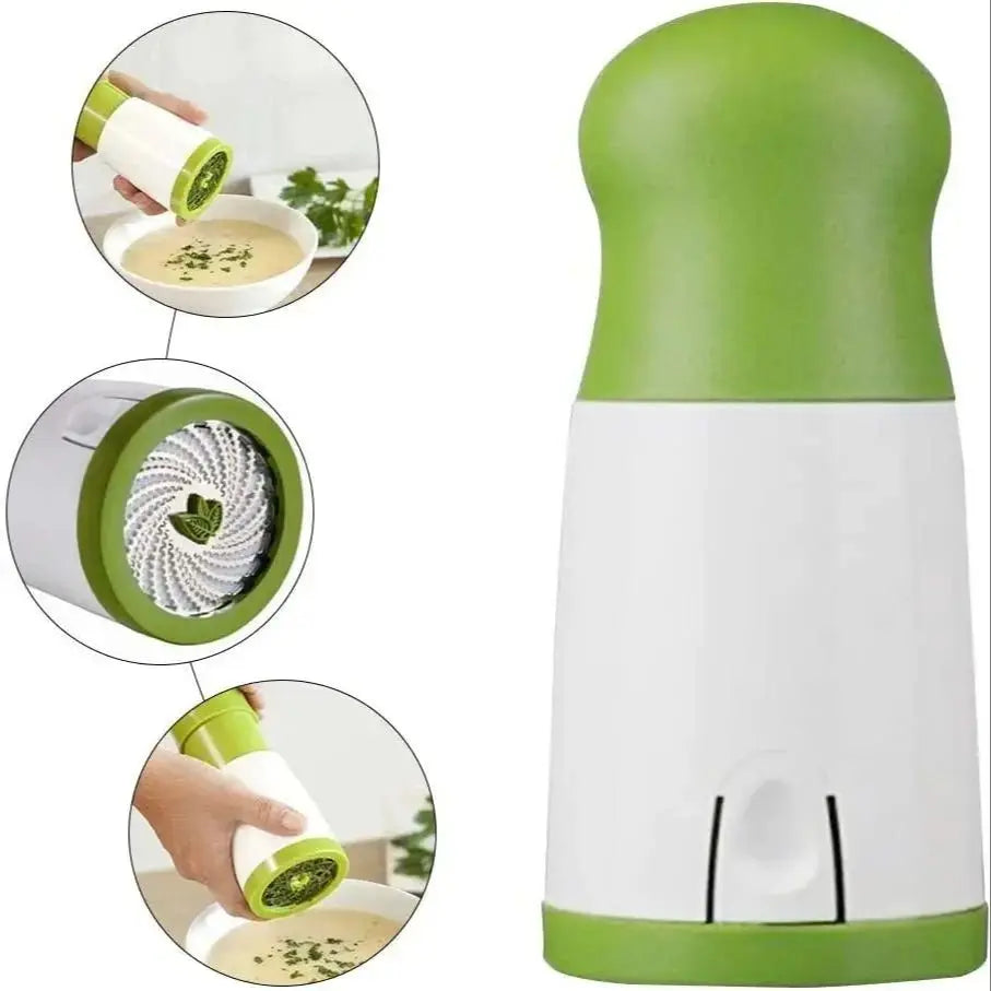 Sharp Stainless Steel Manual Herb & Vegetable Chopper